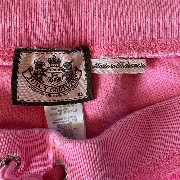 Juicy Couture Pink Velour Sweatpants - Picture 3 of 7